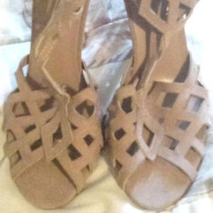Charlotte Russe - Open toed pumps - Size 6